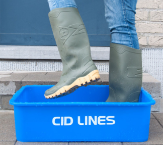 Sótthreinsibakki Cid lines blár