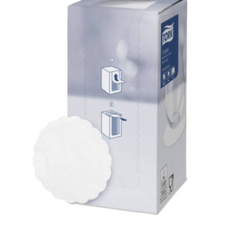 Tork glasamotta 250 stk hvít 9cm