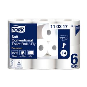 Salernispappír Tork T4 Premium 3. faldur 36 í pk